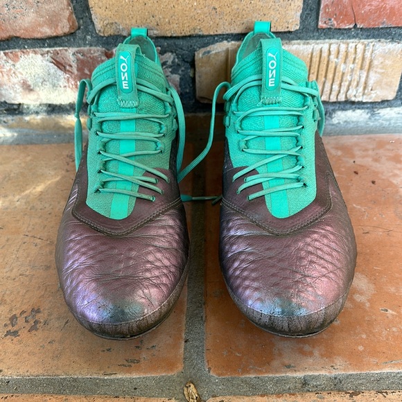 Puma ONE 1 IL Leather FG/AG Soccer Cleats (US 11.5) - Picture 2 of 9